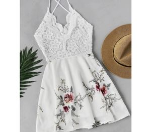 NWOT Junior's SHEIN Floral Lace Cami Dress